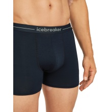 Icebreaker Boxershort Anatomica (Merinowolle) Unterwäsche midnight navyblau Herren
